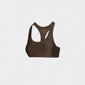 GloTone Train Sports Bra - Rich Mocha Brown